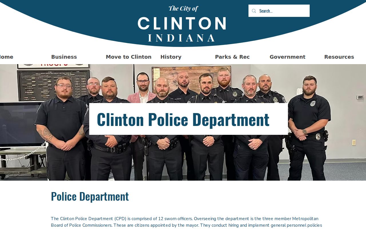 Clinton Police Department context for Vermillion County municipal court warrants