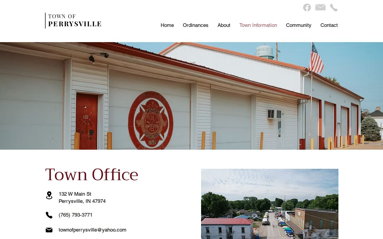 Perrysville warrant records and official town office information